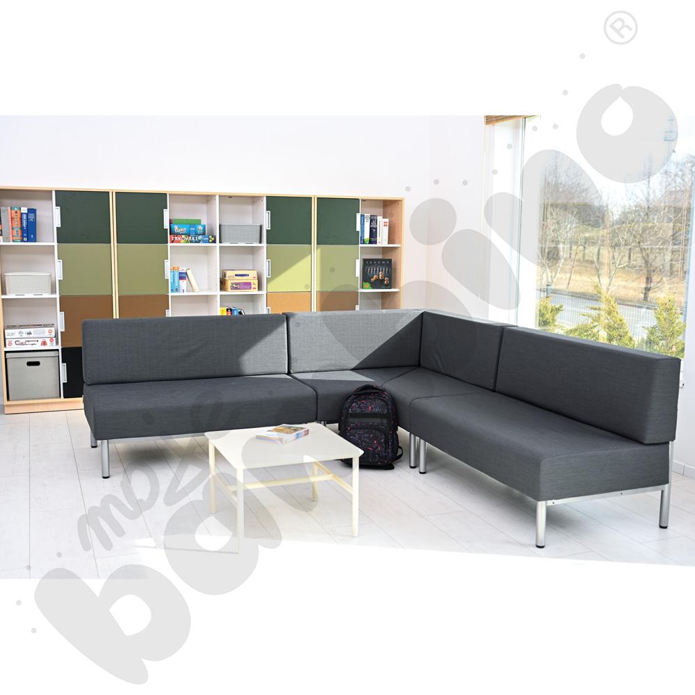 Fotel rogowy Inflamea 1 - ciemnoszary