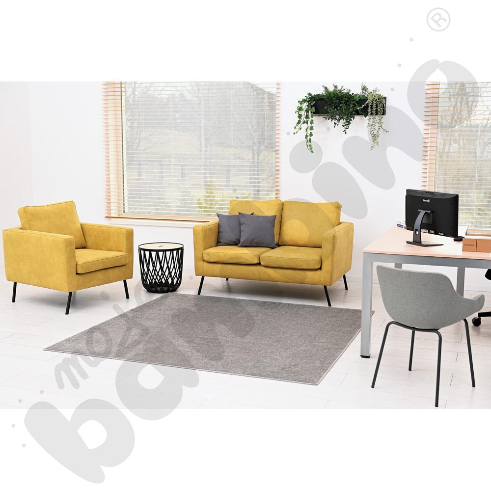 Sofa Miami 2-osobowa zielonomusztardowa