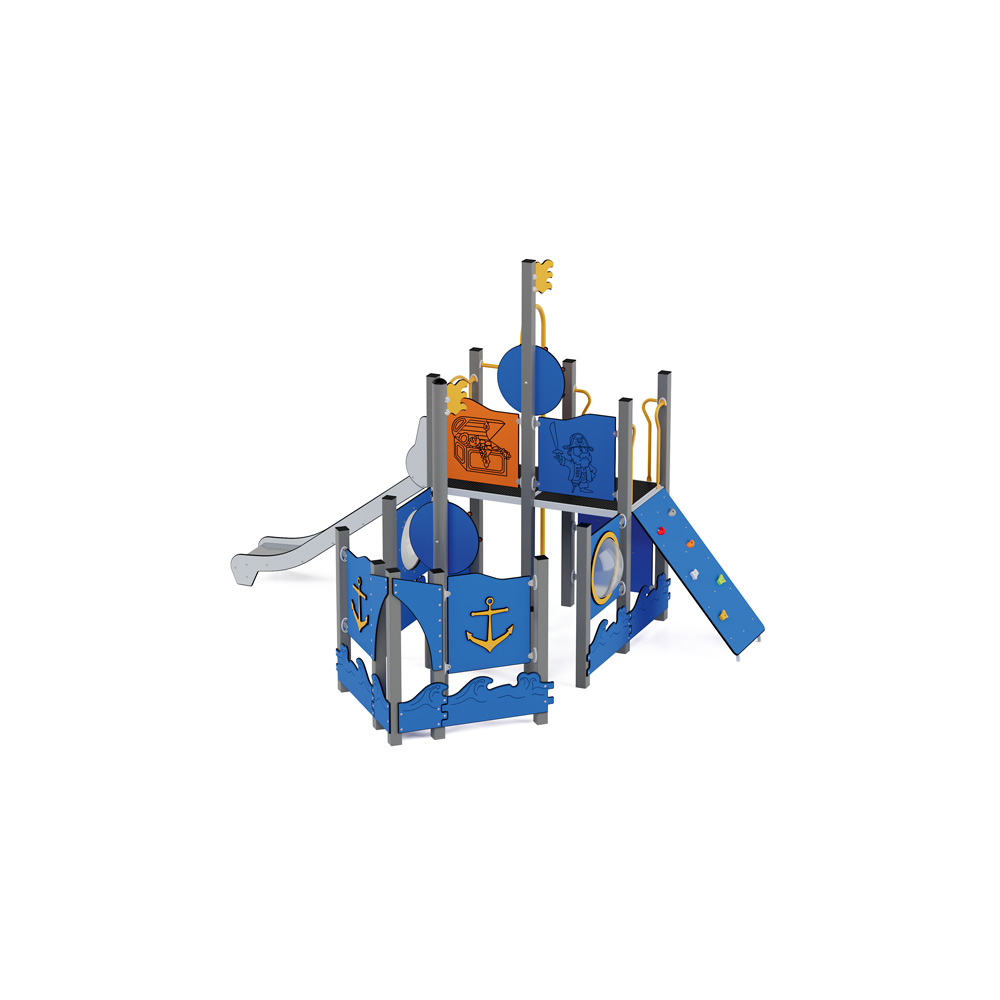 Quadro - zostava 12466, kovové stĺpy