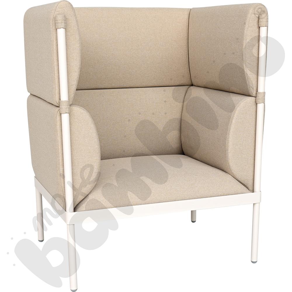 Fotel Stilt wysoki beżowy