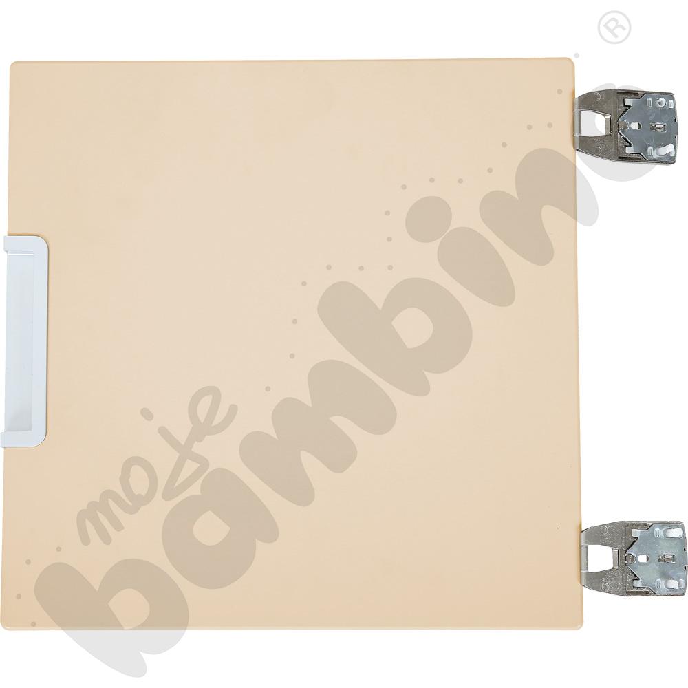 Quadro - drzwiczki małe 90 st. mocowane do korpusu - beżowe