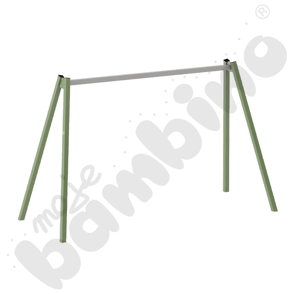 Huśtawka podwójna Urbi, słupy metalowe C/ bez zawiesi