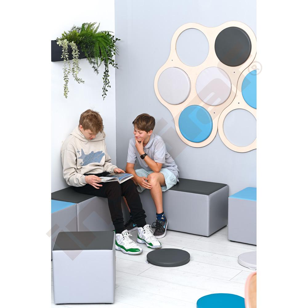Garderobensitz, B 80, grau/grau