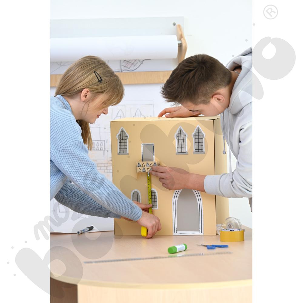 Biurko dwustronne Quadro - klon jasny