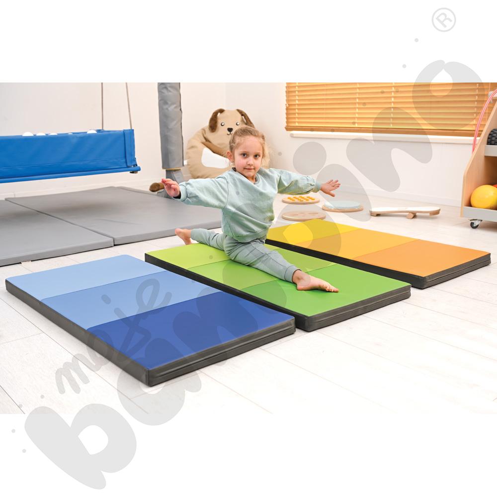 Materac 120 x 60 - odcienie niebieskiego