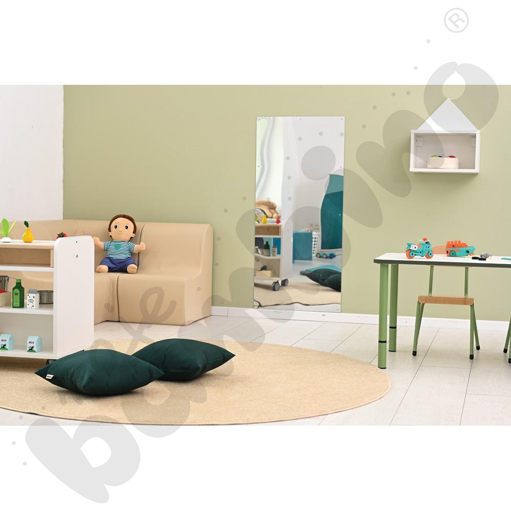 Lustro bezramowe 130 x 60 