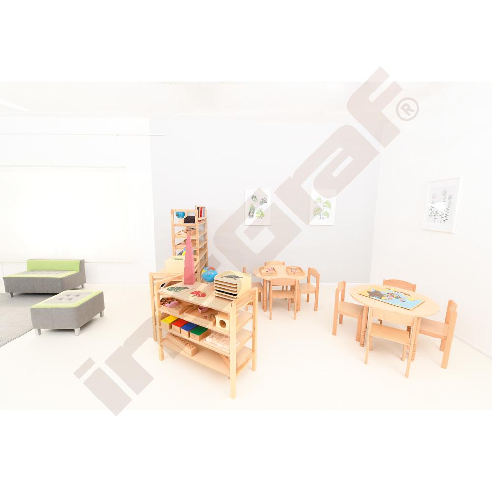 
Flexi Tischplatte rund , Durchm. 120 cm, HPL Buche

