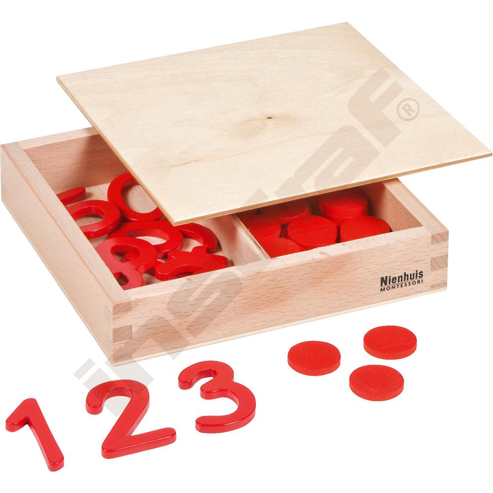 Montessori čísla a žetony 