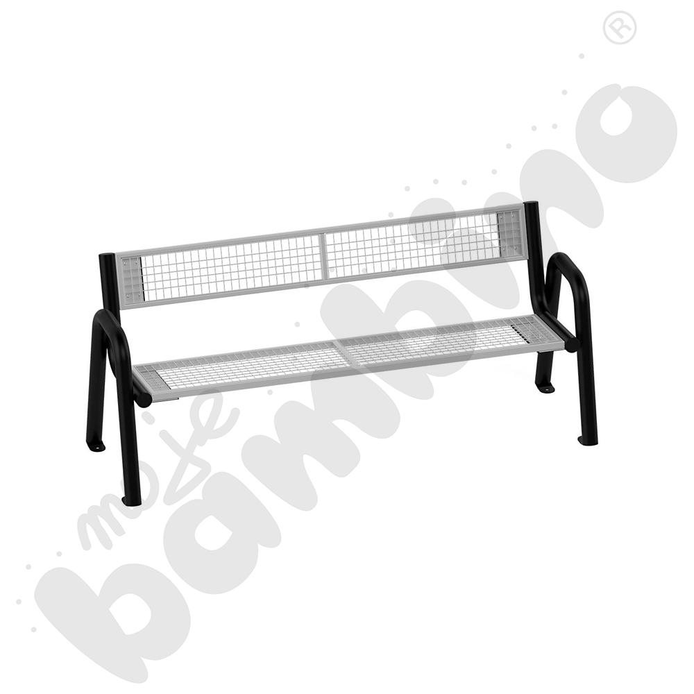 Ławka stalowa Spartan z oparciem