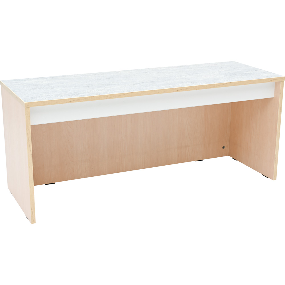Quadro - tichá lavička S na 3 malé úložné boxy, javor