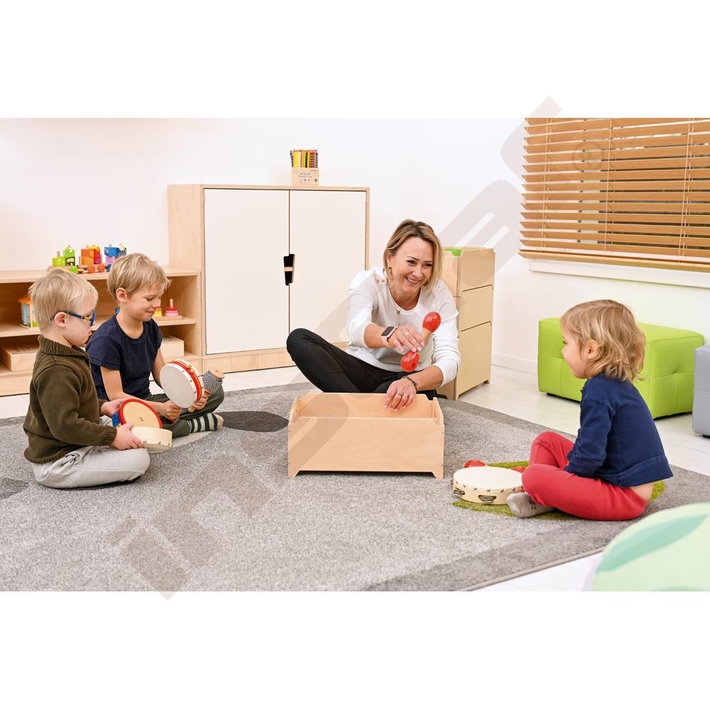 Echtholz - úložné boxy na hračky, výška 18 cm  	
