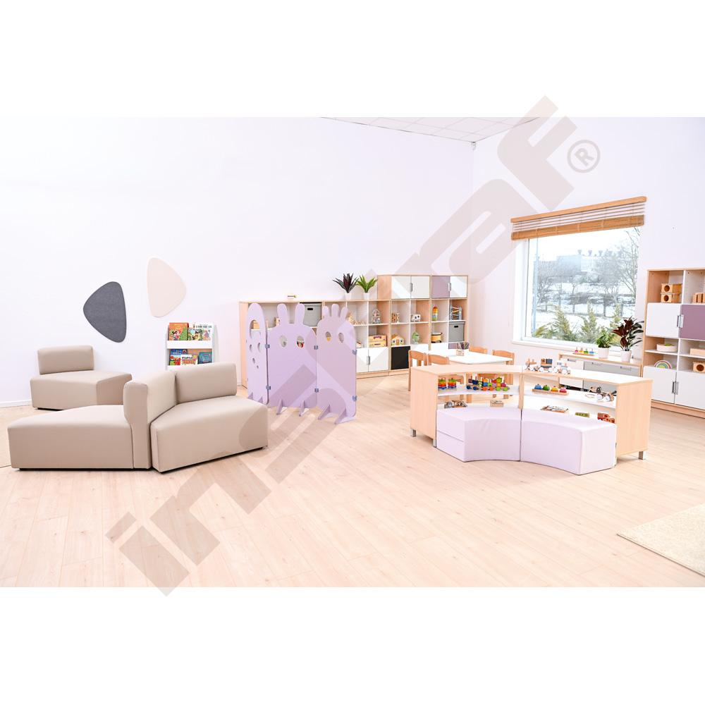Sedadlo s opierkou Modern One - béžové