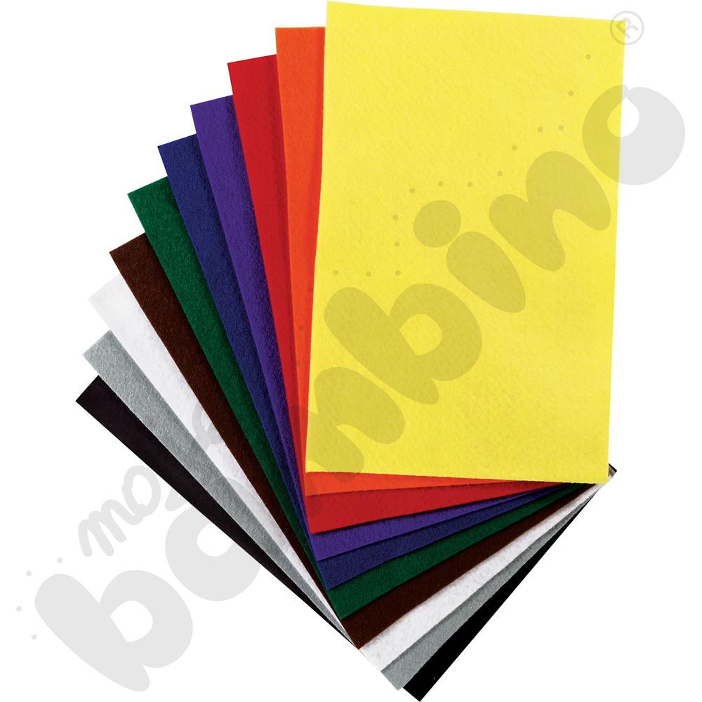 Filcowe arkusze 10 szt. 20 x 30 cm