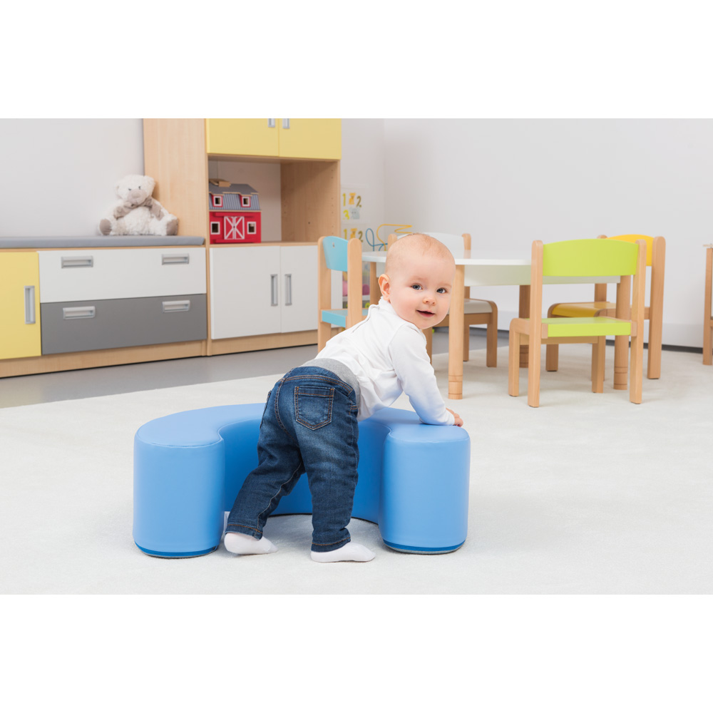 Chrbtová opierka C - modrá