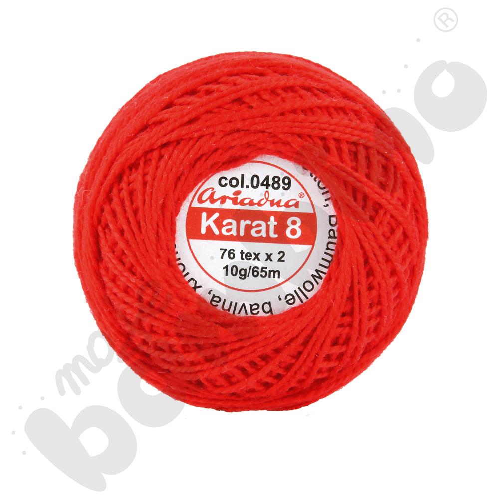 Kordonek czerwony, 10 szt.