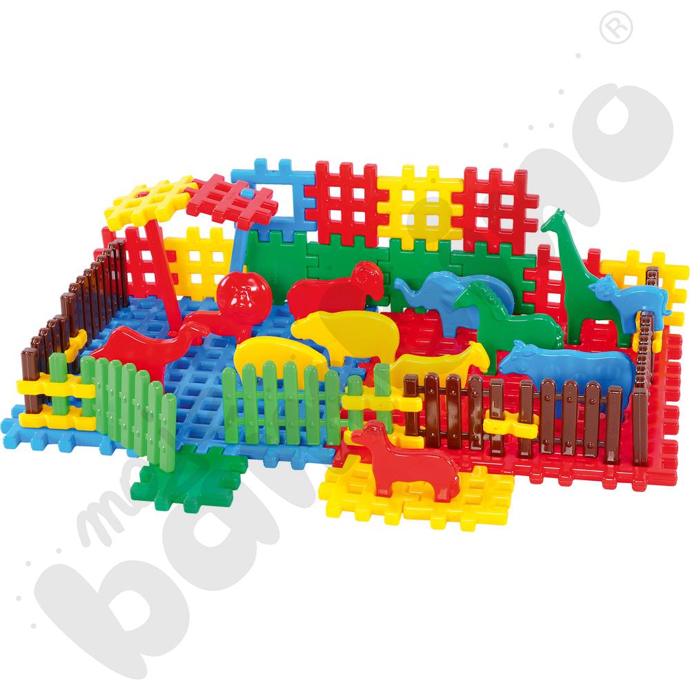 Klocki Waffle - zwierzyniec