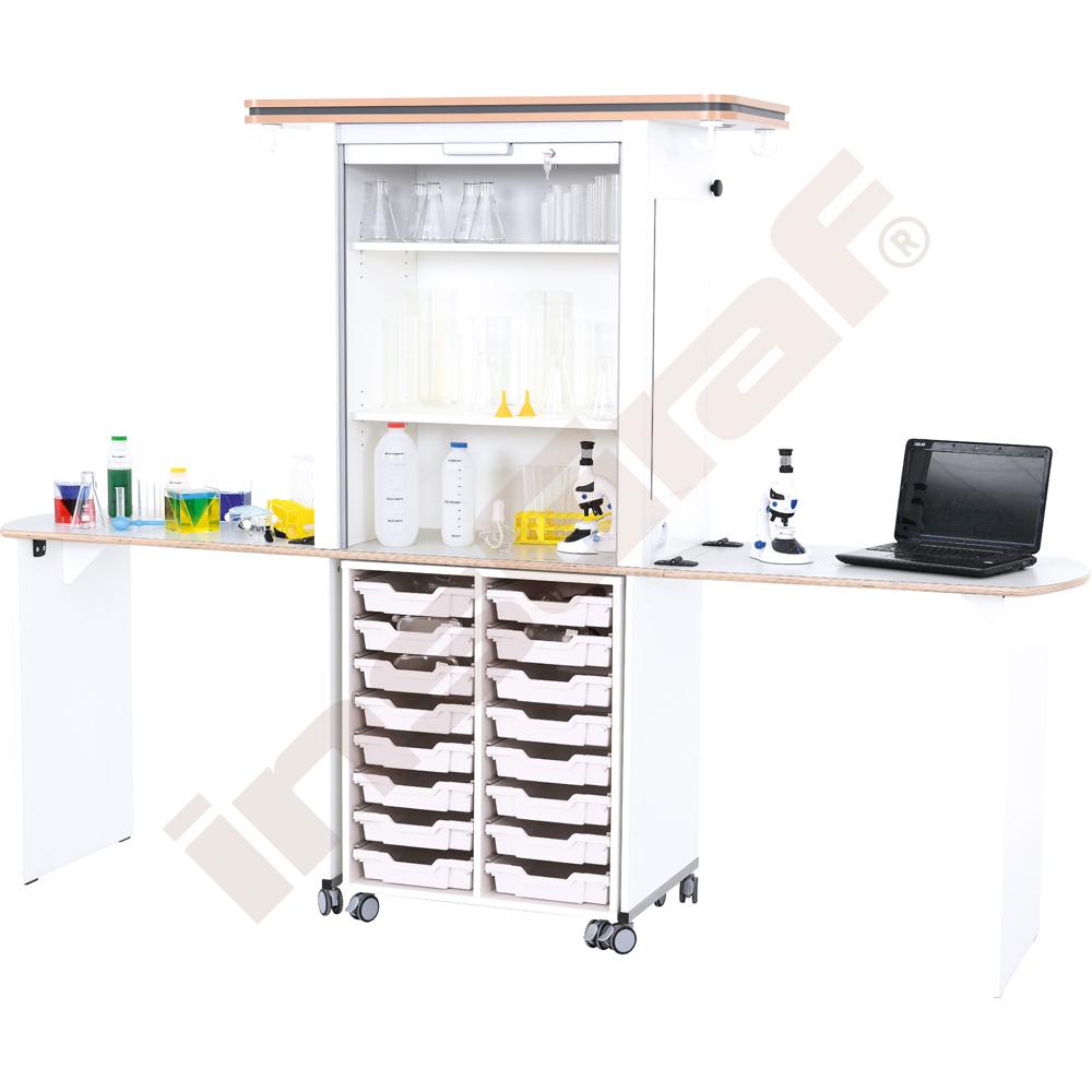 Laboratoř Grande XXL s bílými zásobníky