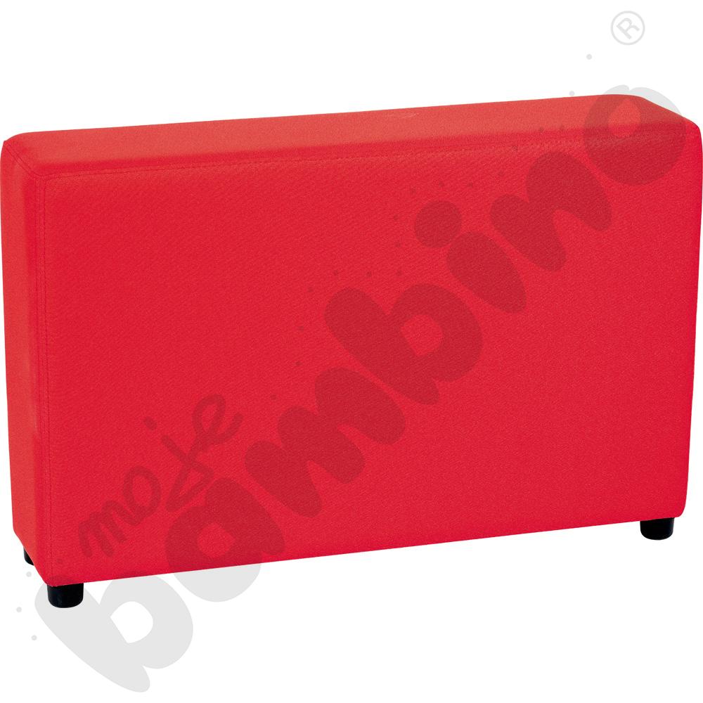 Oparcie Blocco Mini podwójne niskie czerwone