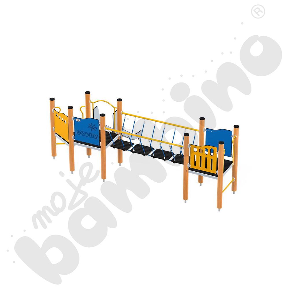 Orbis - platforma 3, drewniane słupy