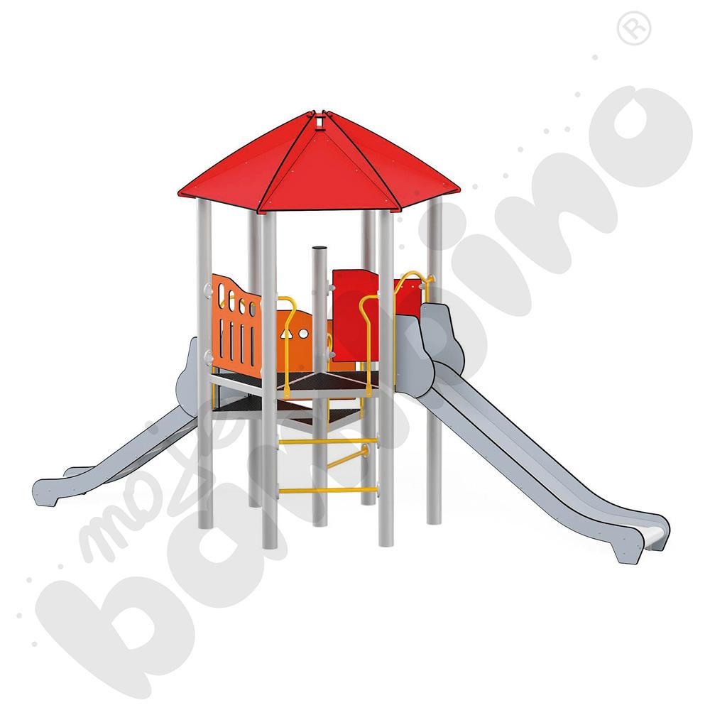 Orbis - baszta 4, metalowe słupy