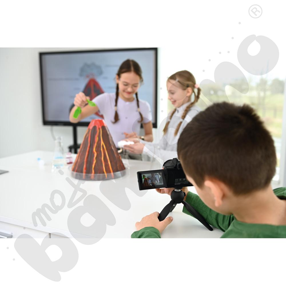 Wybuch wulkanu - duży model do eksperymentu