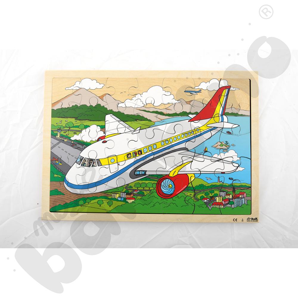   Puzzle 2-warstwowe - samolot  