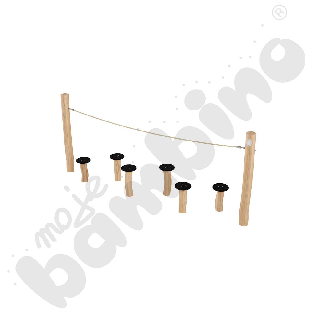 Przejście po grzybkach Robinio