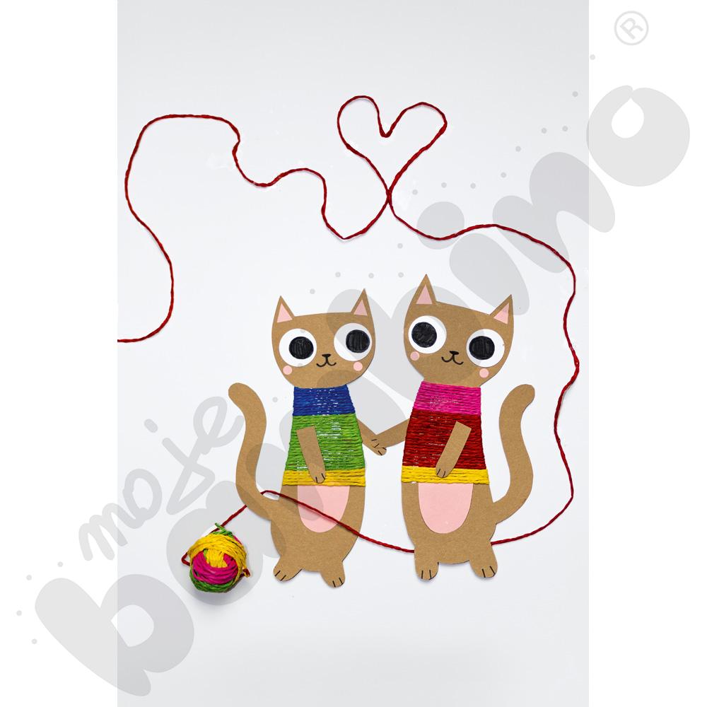 Sznurki papierowe - różne kolory