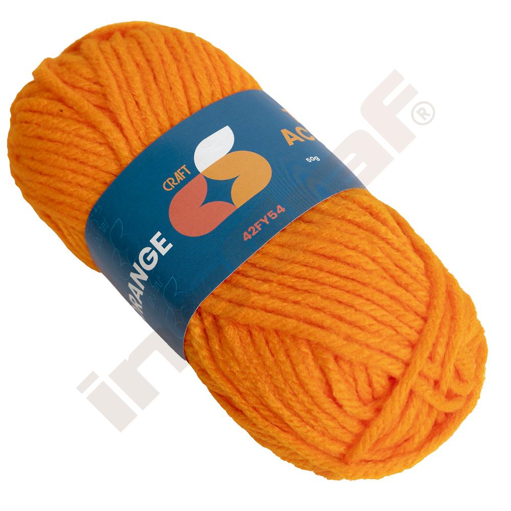 Acrylgarn - orange