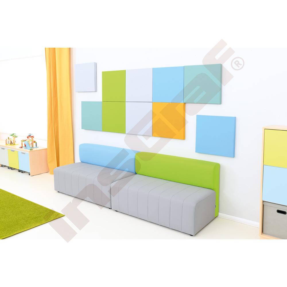Sedačka Modern Plus sivo-modrá