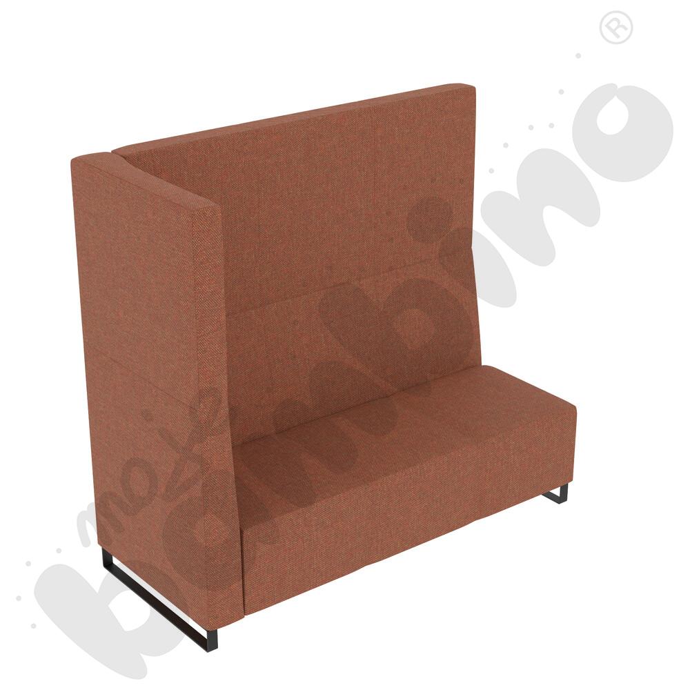Sofa Universum 3-os. wys. 163 cm, bok wysoki lewy, tkanina RO06