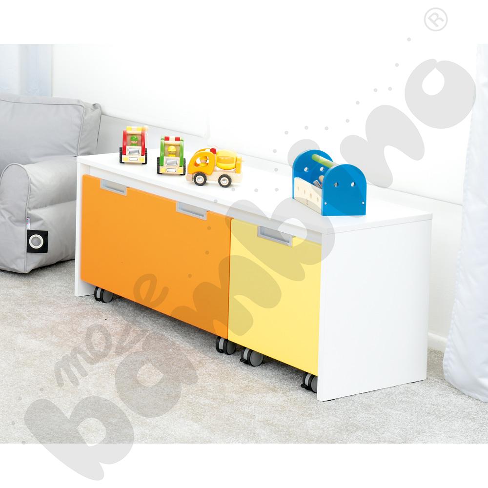 Quadro - zestaw 122, biała skrzynia