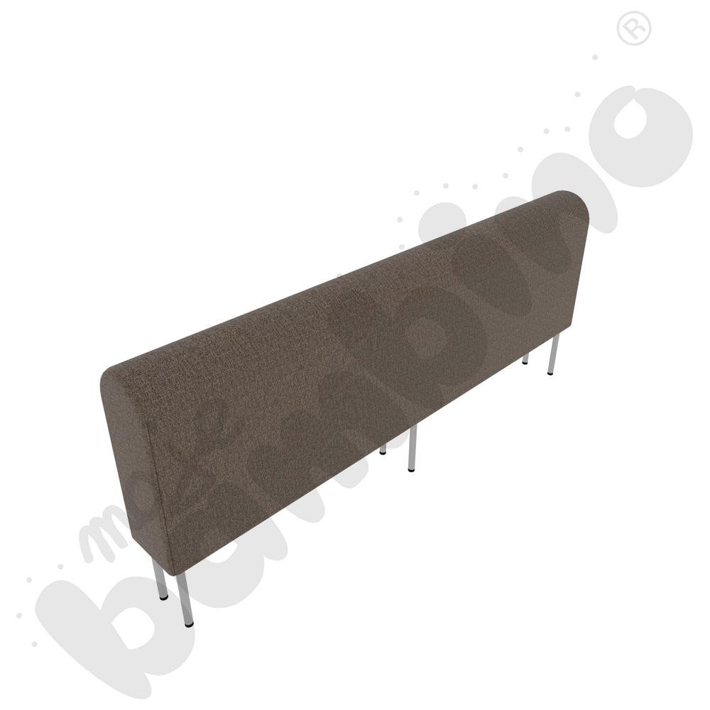 Moduł Versa 180x20x74 cm z plastikowymi stopkami, stelaż jasnoszary, tkanina RO36