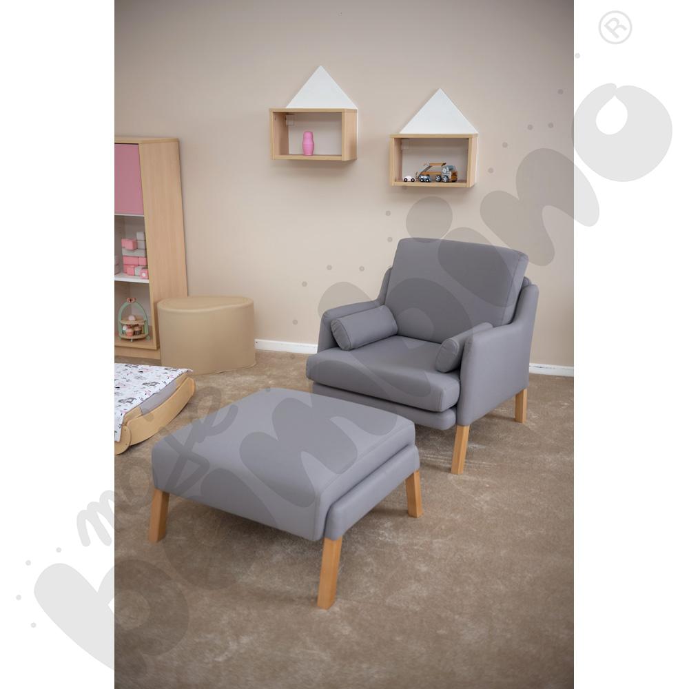 Szafka wisząca Rika - domek Quadro biały, skrzynia klon jasny 