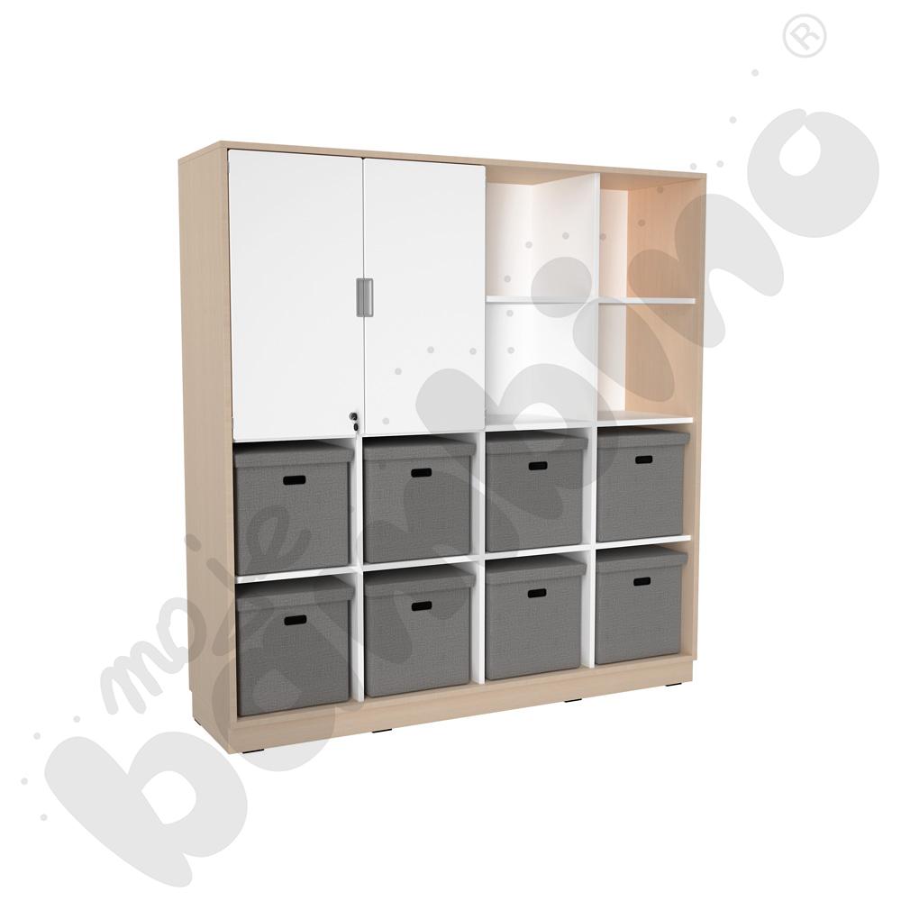 Quadro - zestaw 246, skrzynia klon jasny