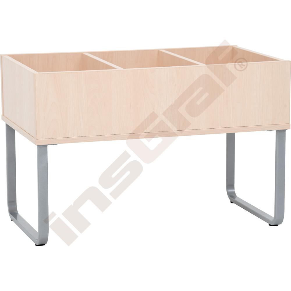Volně stojící knihovnička Grande, výška 55 cm - světlý javor 