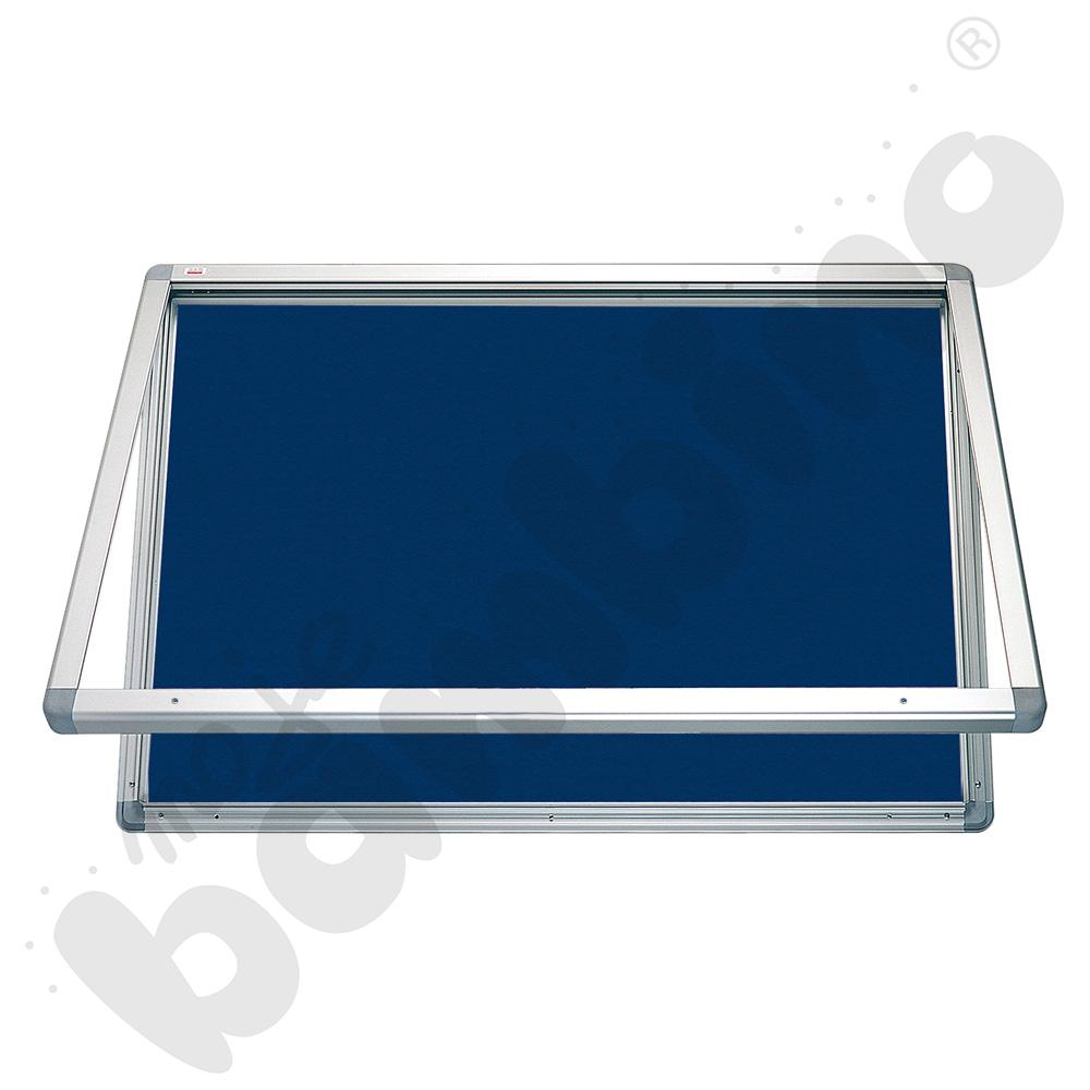 Gablota wewnętrzna otwierana do góry tekstylna 90 x 60 cm