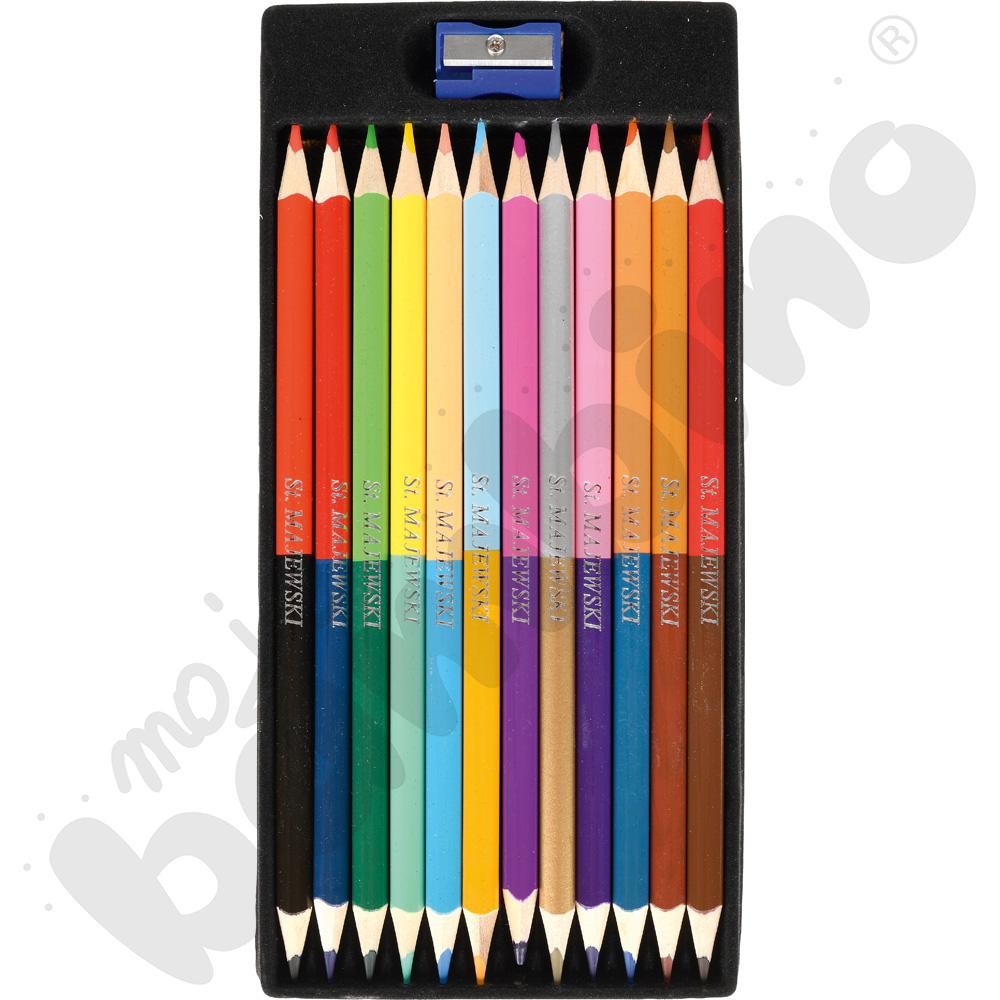 Kredki dwustronne Moje Bambino, 24 kol.