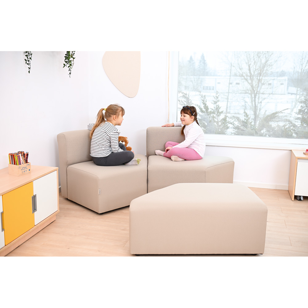 Sedadlo s opierkou Modern One - béžové