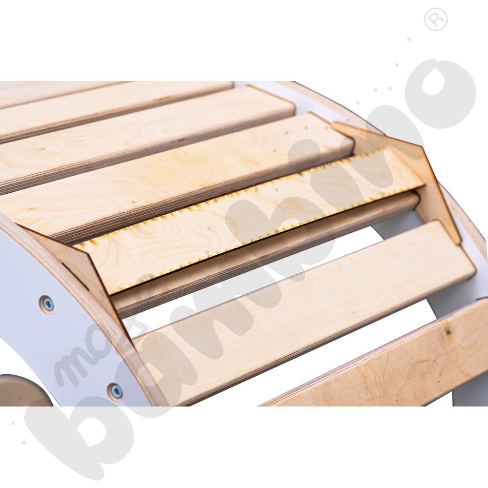 Drewniana drabinka Good Wood - biała - MED