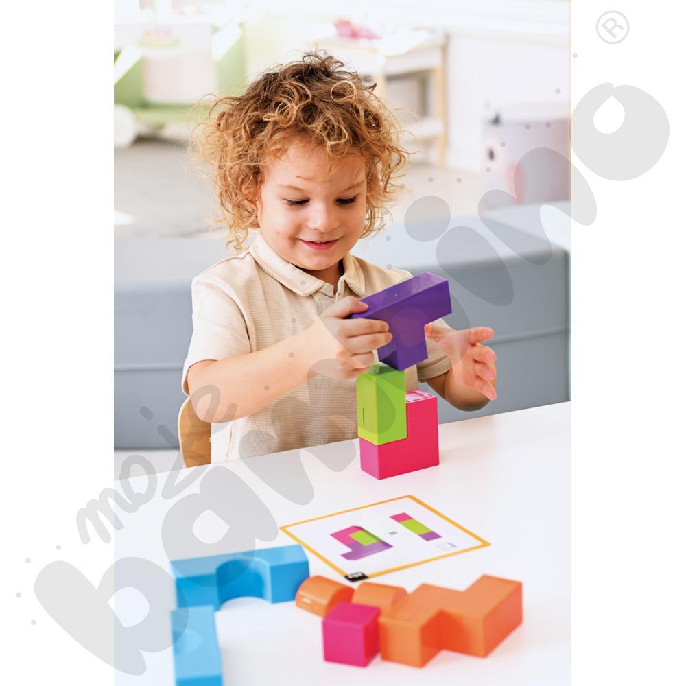 Budujemy w 3D - zestaw klocków z kartami