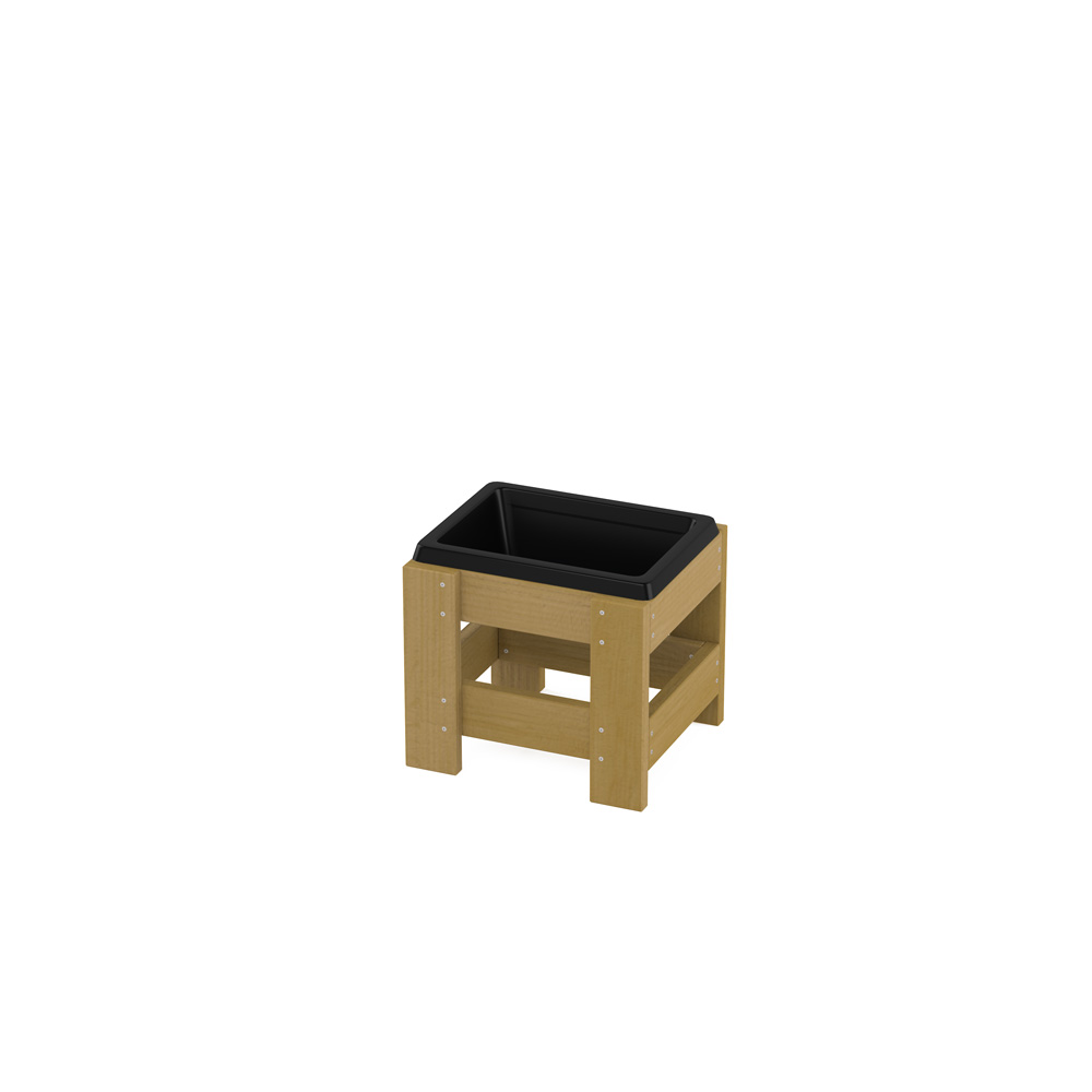 Kvetináč Terra s plastovým boxom, stredný