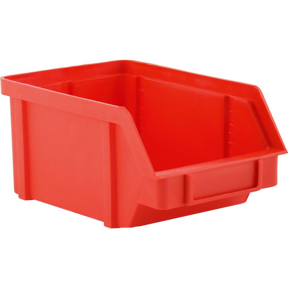 Dielenský úložný box, červený 10x16x7,4