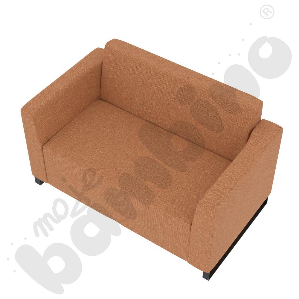Sofa Universum 2-os. wys. 82 cm, 2 boki niskie, tkanina RO07
