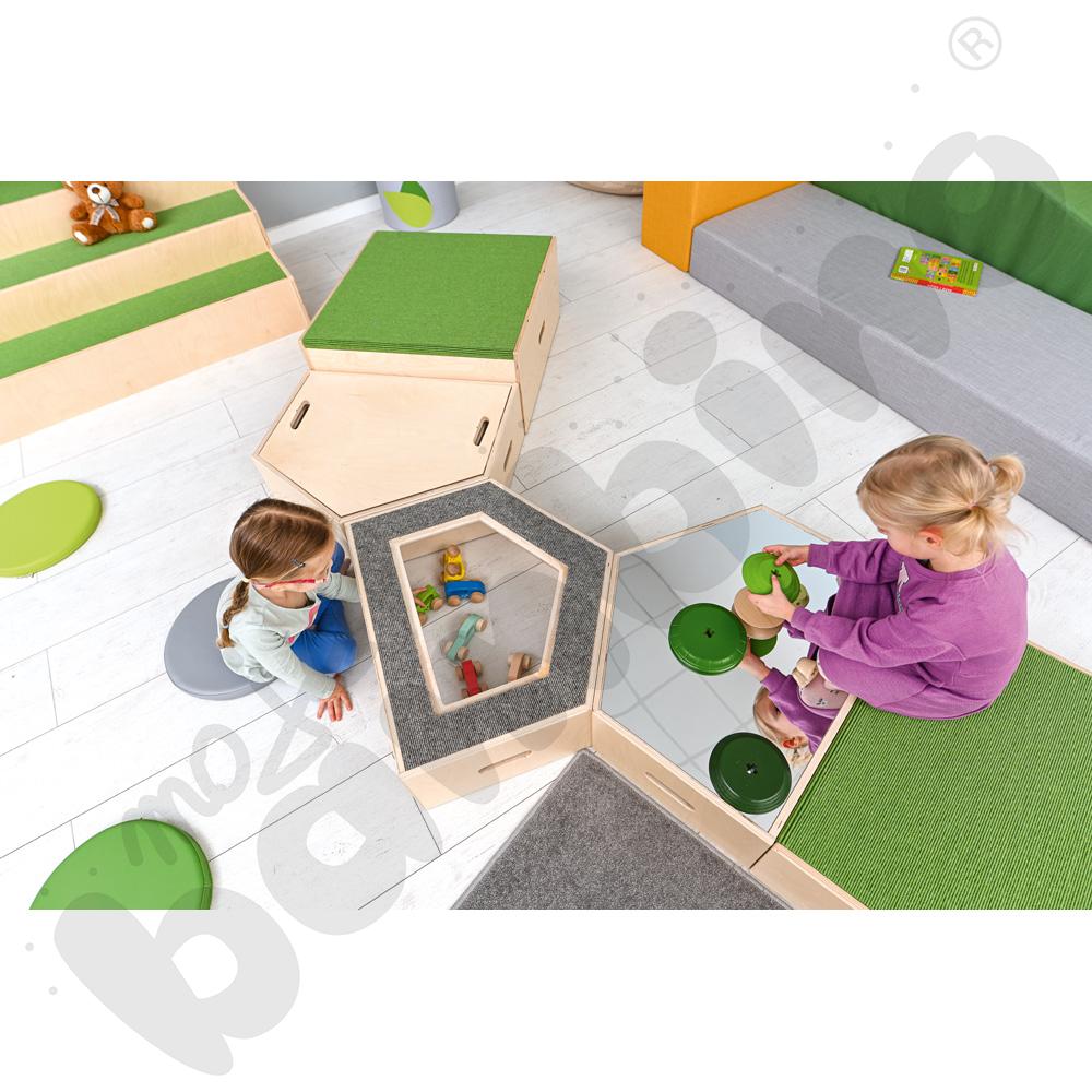 Podest pięciokąt z pokrywą, wys. 20 cm