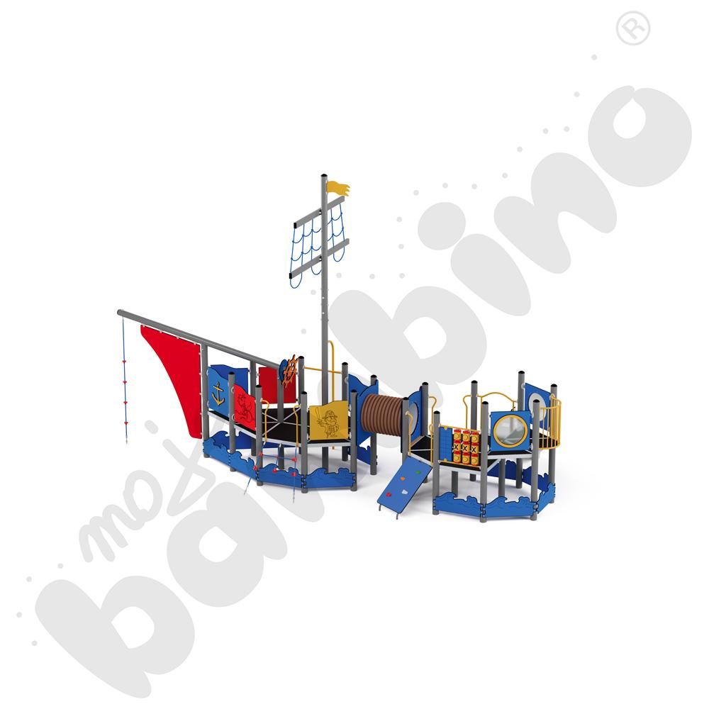 Statek Diasa, metalowe słupy