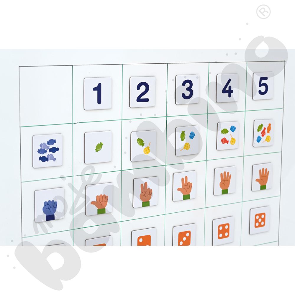 Tafelki magnetyczne - liczby