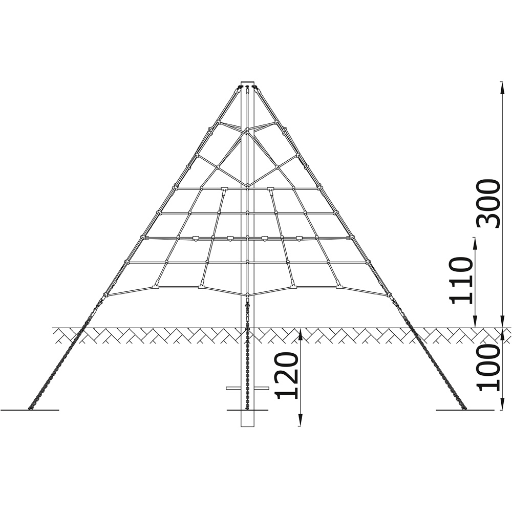 Lanová malá pyramída