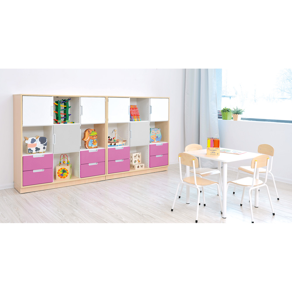 Quadro - zostava 5, 90 st., korpus javor