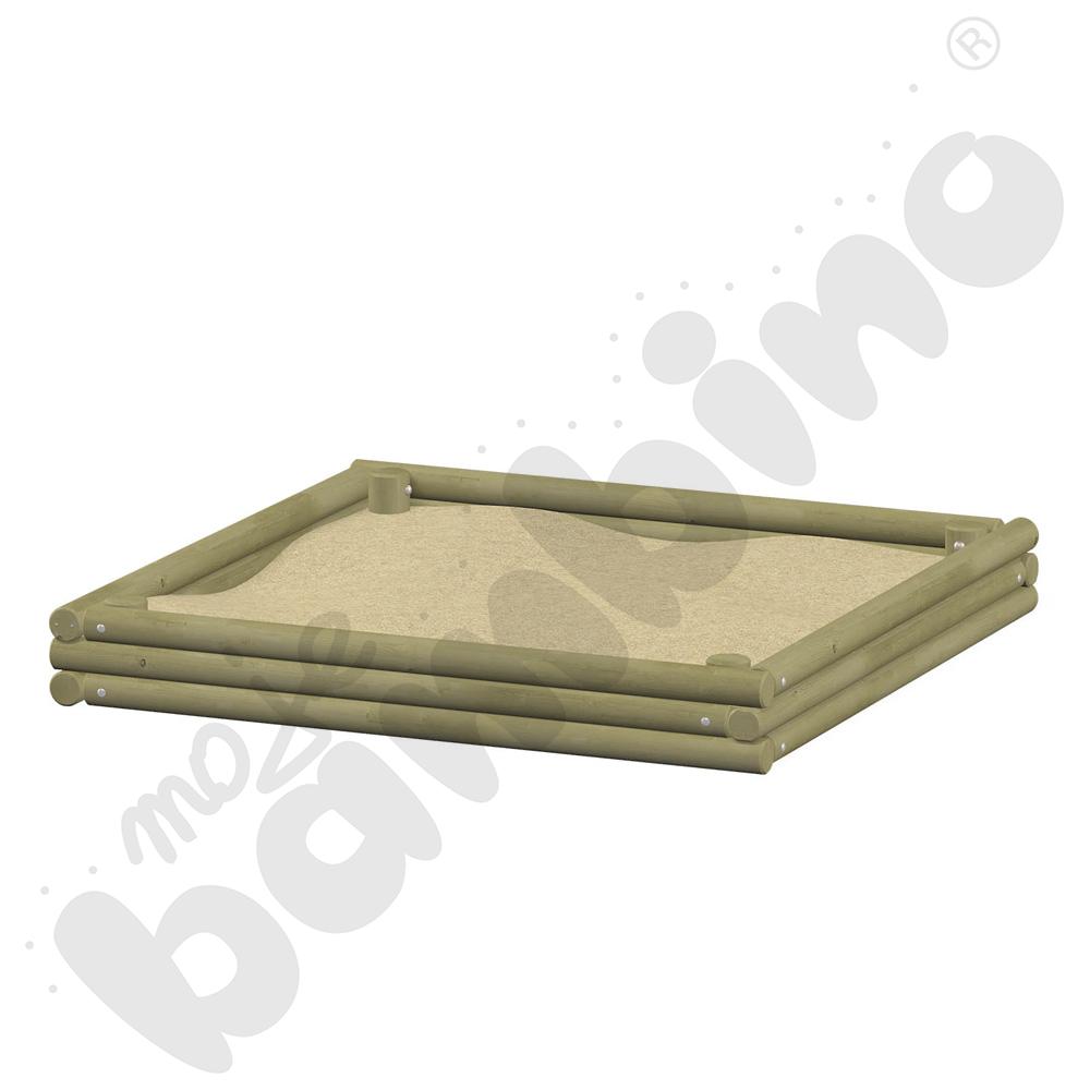 Piaskownica z bali 2 x 2